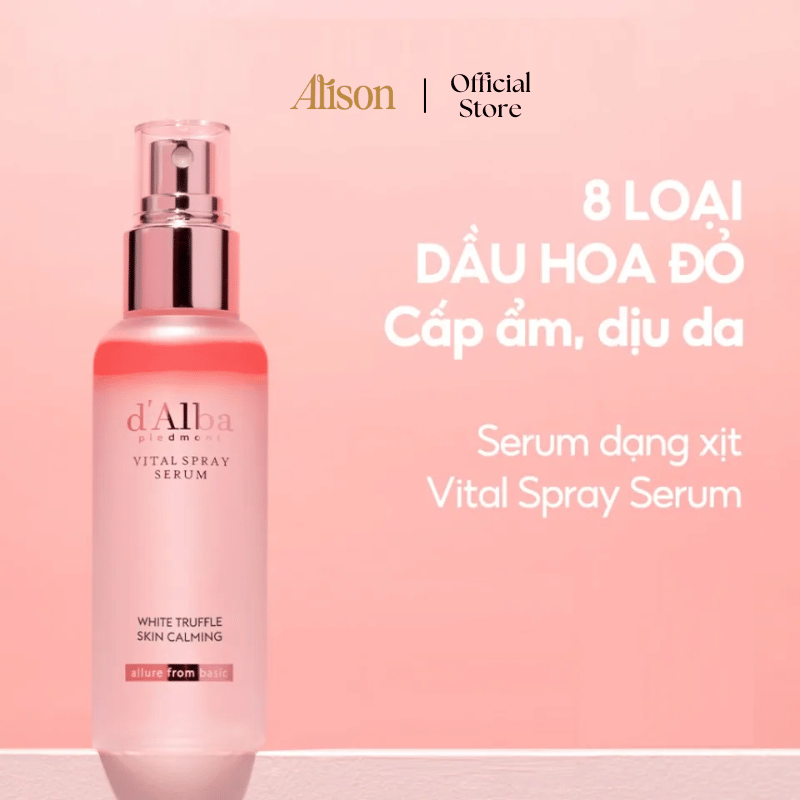 Vital Spray Serum là sản phẩm xịt khoáng kết hợp serum dưỡng sáng da, chống lão hóa, mang lại làn da rạng rỡ ngay tức thì.